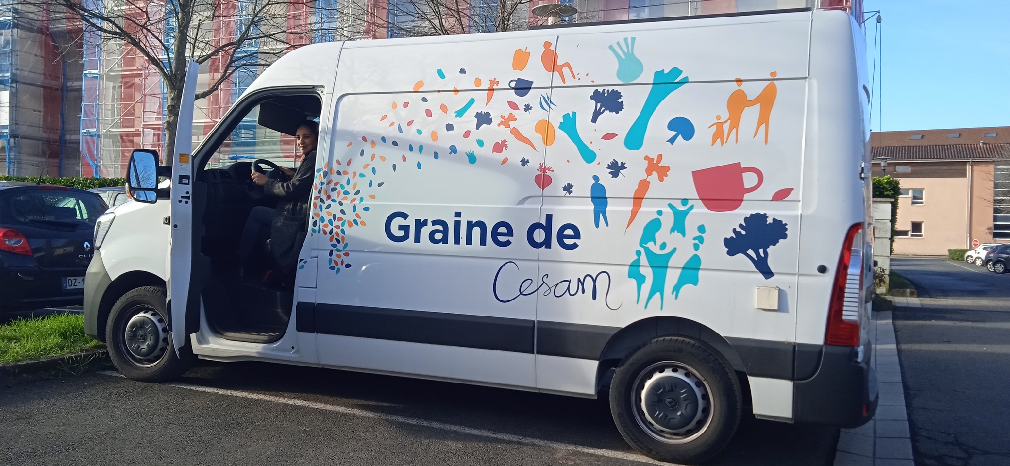 Camion aménagé « Graine » de Césam du centre social de Miribel