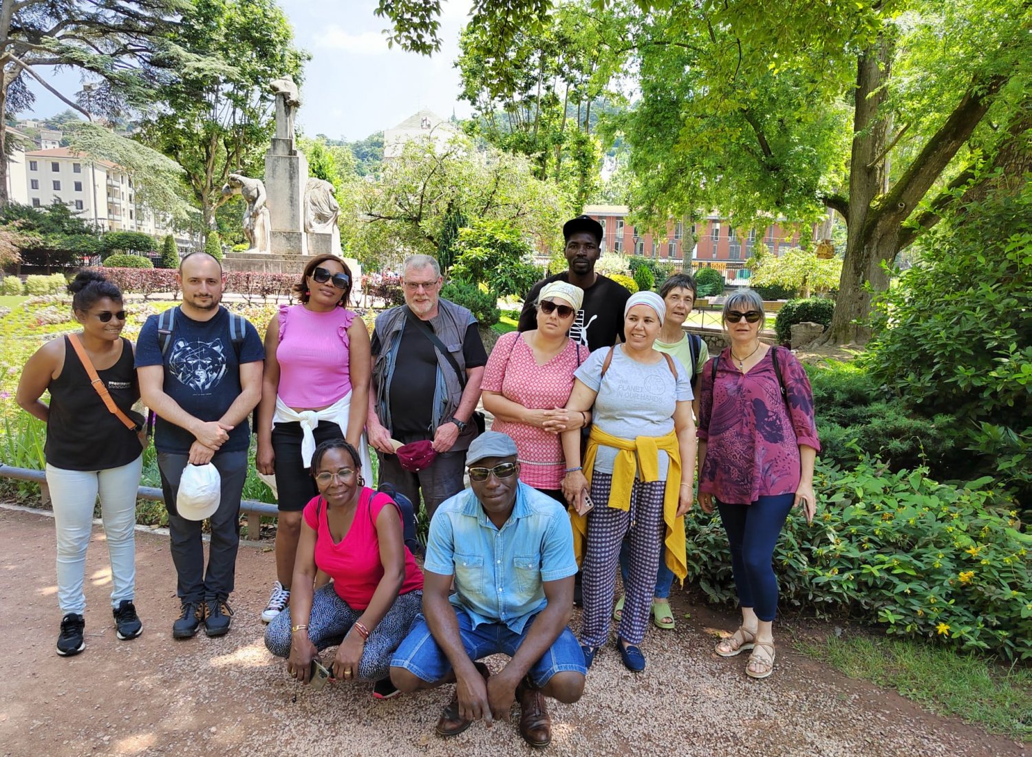 Le groupe du voyage de l'espérance