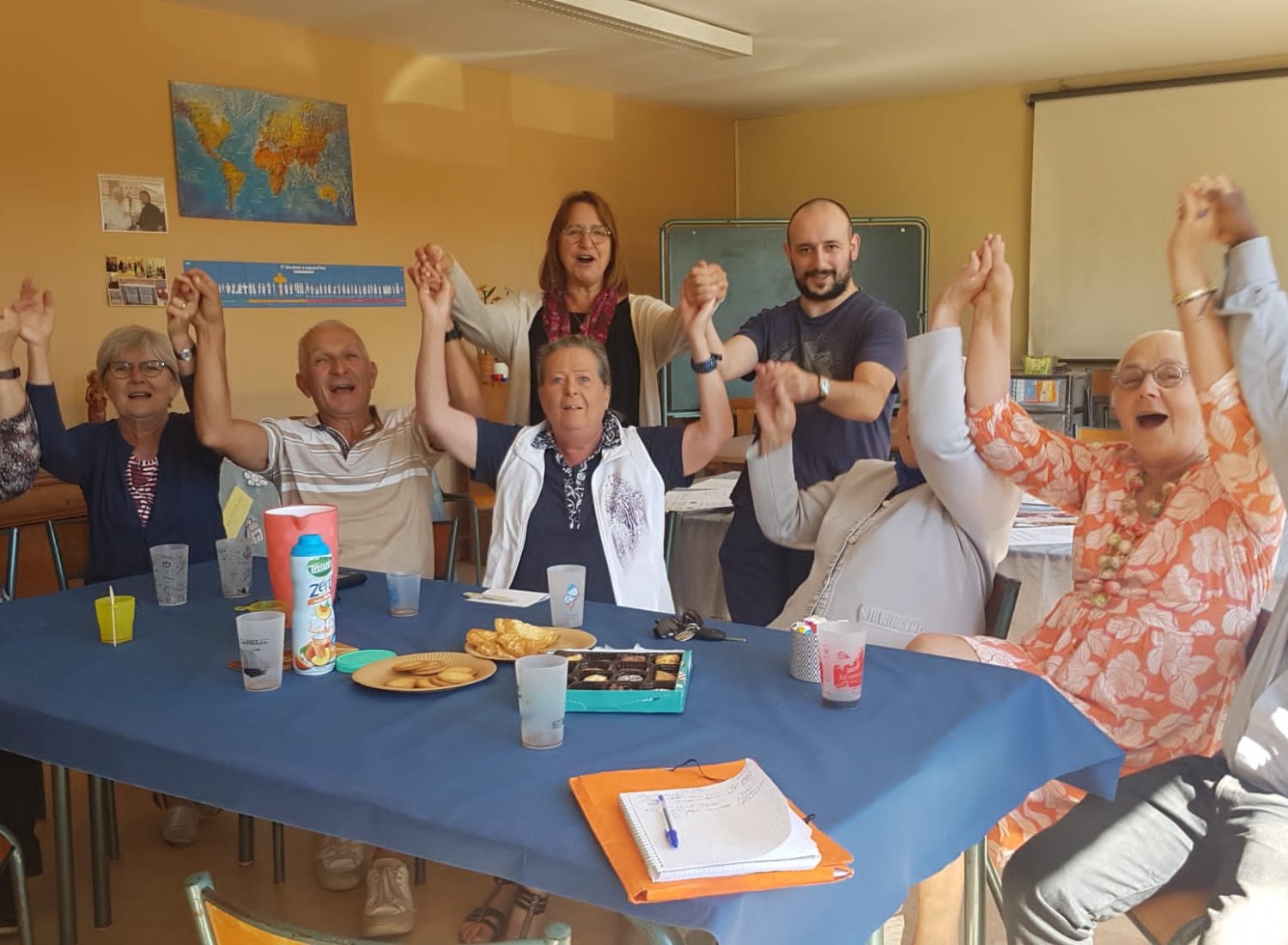 Photo des bénévoles de l'équipe du Revermont du Secours Catholique